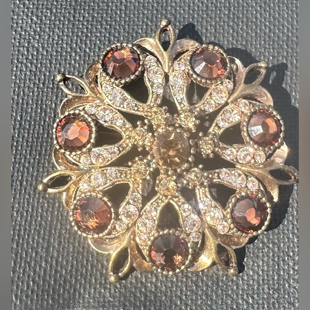 Vintage Retro  Glass M&S Brooch